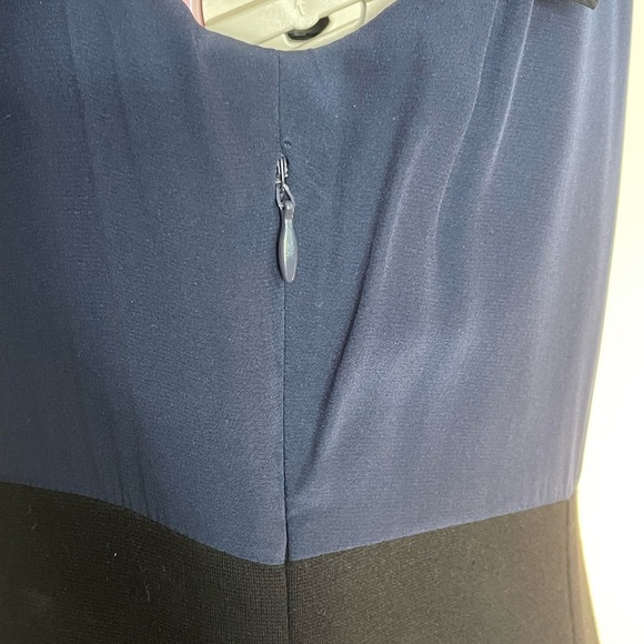 Taylor Black and Navy Midi Dress - Picture 6 of 7